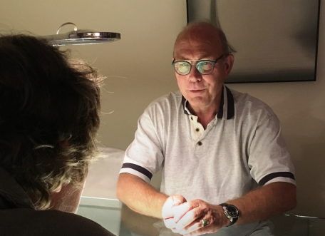 rene de jager met client